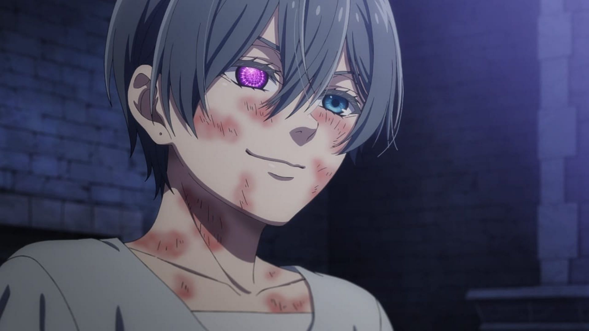 Ciel Phantomhive regains his senses in the episode (Image via Cloverworks)